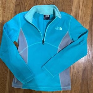 Girls North Face 1/4 Zip Fleece